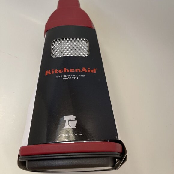 KitchenAid Box Grater With Covered Container Red Stainless Steel Empire Red - Picture 2 of 8